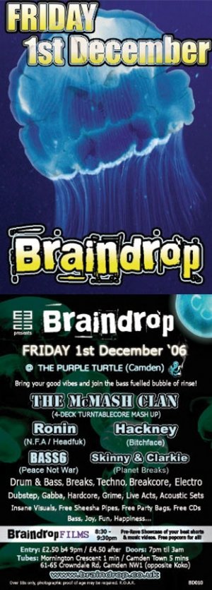 The McMASH CLAN - BRAINDROP 1st December 06' (BD10 studio mix)