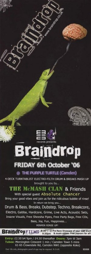 The McMASH CLAN - BRAINDROP 6th October 06' (BD08 studio mix)