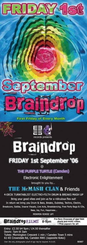 THE McMASH CLAN - BRAINDROP 1st September 06' (BD07 studio mix)