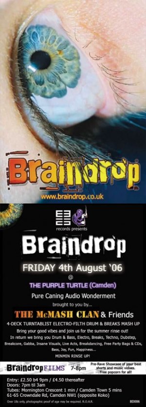 The McMASH CLAN - BRAINDROP 4th August 06' (BD06 studio mix)