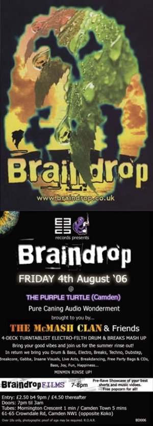 The McMASH CLAN - BRAINDROP 6th June 06' (BD04 studio mix)