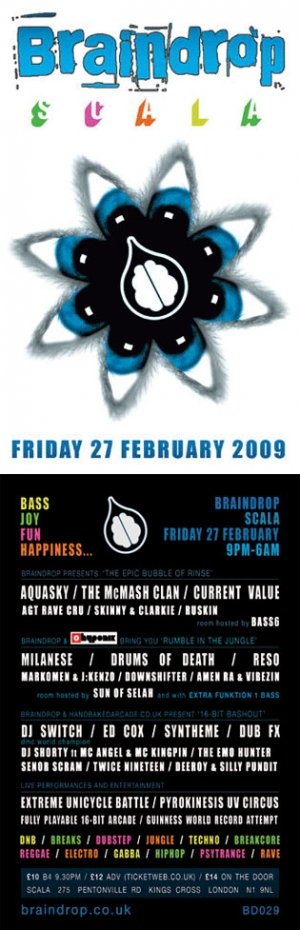 RUSKIN - BRAINDROP 27th February 09'