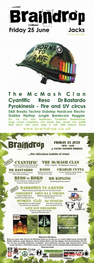 LATE DAY BREAKERS - BRAINDROP 25th July 08'