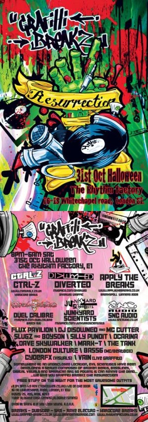 DIVERTED - GRAFFITI BREAKZ (The Resurrection) 31st October 09'