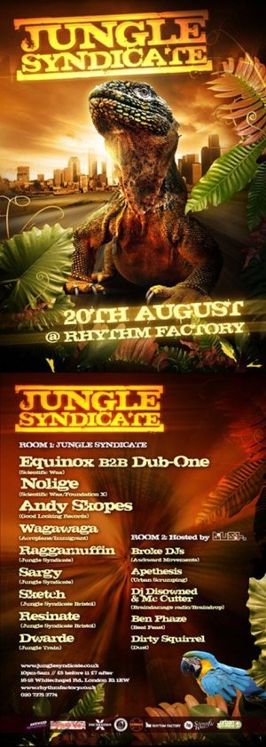 DWARDE - JUNGLE SYNDICATE (London) - 20th Aug 2010