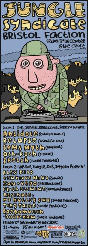 OSH KOSH - JUNGLE SYNDICATE (Bristol) 3rd Dec 2010