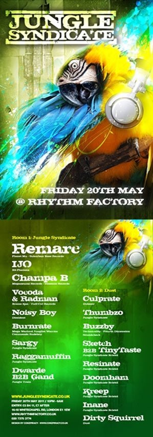 INANE - JUNGLE SYNDICATE - LONDON - 20th May 2011