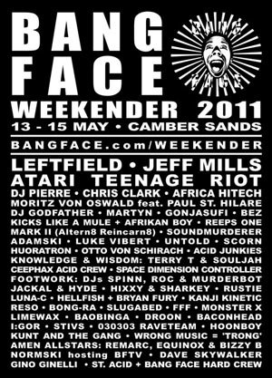 BASS BIN TERRORIZER vs DAVE SKYWALKER - BANG FACE WEEKENDER 14th May 2011 2011 (The Amen) 