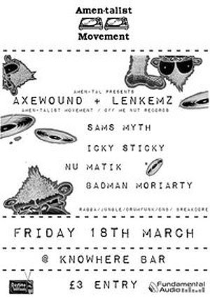 SAM'S MYTH - AMEN-TAL 18th March 2011