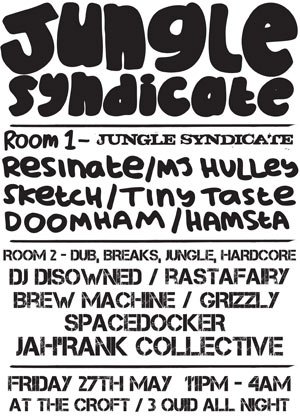 DISOWNED - JUNGLE SYNDICATE (The Croft - Bristol) 27th May 2011