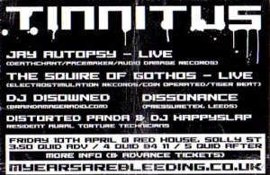 Disowned - Tinnitus - 10th April 09'