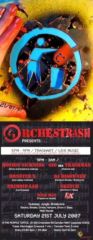 DISOWNED - ORCHESTRASH - 21st July 07' (ORCH01 studio mix)