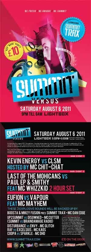 SUMMIT - 6th August 2011 - (Studio mix)