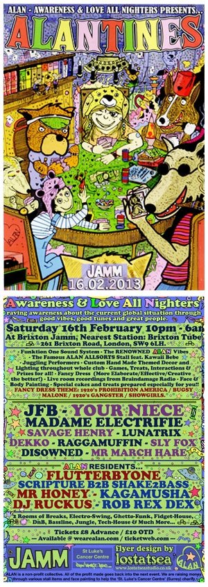 YOUR NEICE - ALAN (Alantines Speak easy) - 16th Feb 2013