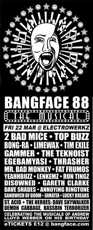  / DAVE SKYWALKER vs DISOWNED - BANGFACE 88 - 22nd March 2013