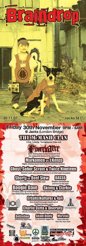MARK OMEN & J:KENZO - BRAINDROP 30th November 07'